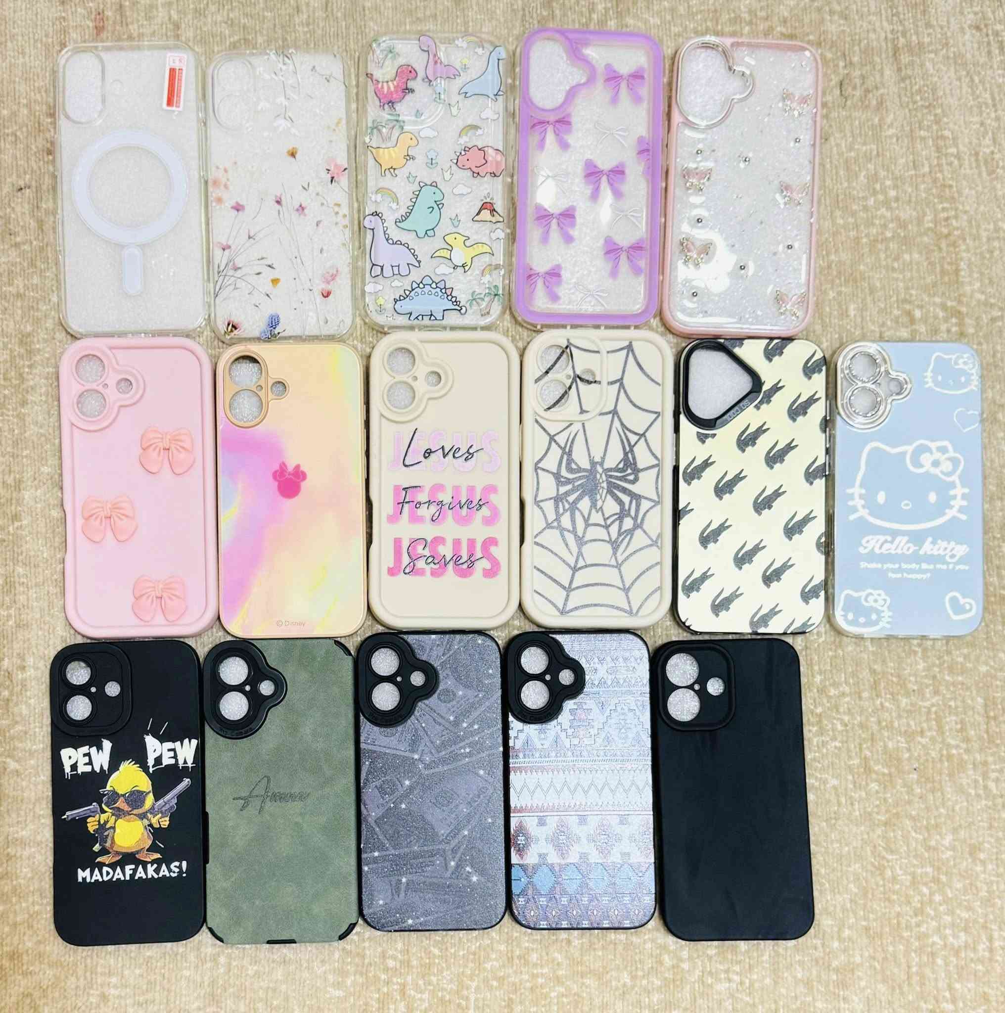 السلام عليكم 
متوفر ٣٥٠ كفر ايفون من٧ بلاس لل١٧ برو ماكس 
سعرهم ١٥٠ وي توصيل


**إذا كنت صاحب هذا الإعلان وتريد حذفه لأي سبب، رجاءا أرسل رسالة إلى الدعم الفني**