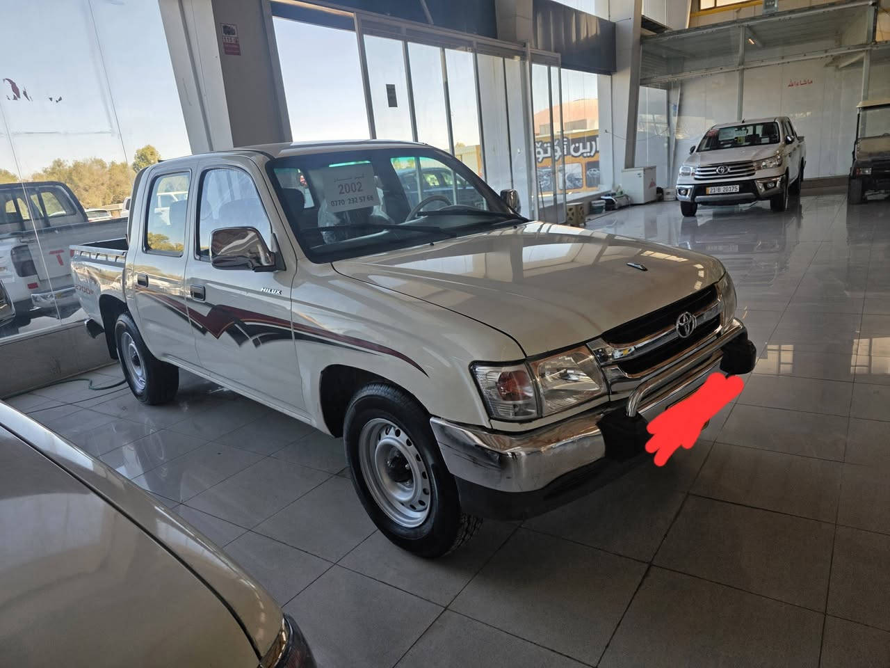 سلام علیکم
جمرە 2002
رقم اربیل بسمی جدید
تایرات جدید
کیر محرک شاصی کل بشرط
تبرید تدفئە باور کشن منفصل
مکفوله بدون سبغ 
مکانی سلیمانیە کلار ترید خابر
***********
