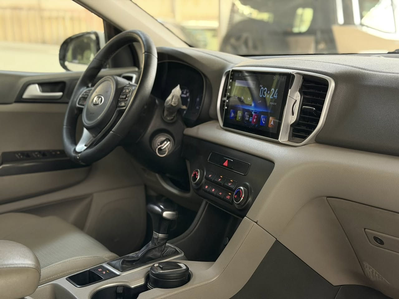 سبورتج 🚀 2016 🔥 خليجي 

الموصفات 💯

1 شاشة 
2- كامرة خلفية 
3- حساس خلفي وامامي 
4- داخل بيج 
5- قطعتين تبريد 

السيارة خليجي مكفولة من الصبغ والتبديل 

#السيارة جديدة 

#السعر 17.500 $ 
175 ورقة للتفاوض او للاستفسار الاتصال على الرقم 

***********. #مسلم 

بغداد / الكاضمية
