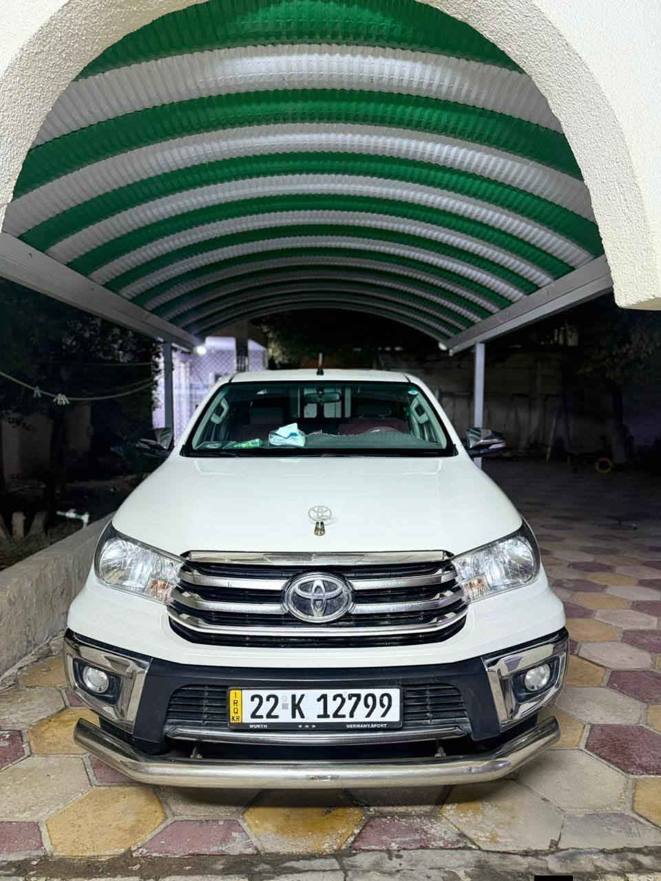 للبيع هايلوكس فورويل2016 مكفوله من كلشي نظيفه نظافه فول رقم اربيل الجديد لون صدفي الوقود بانزين وكير عادي وماشيه162الف والسعر 230 وبيها مجال وباقي المواصفات اتصل على هذا الرقم وانه بخدمتك.
***********
المكان: البصره_الدير
