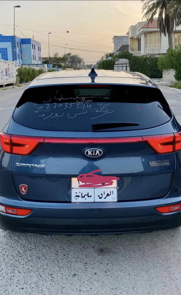 سلام عليكم كيا سبورتج موديل 18 
وارد أمريكي حادث موضح 
عداد 67 محرك 2400 GDi
مكان سياره بغداد استفسار ***********السعر 160$ /
