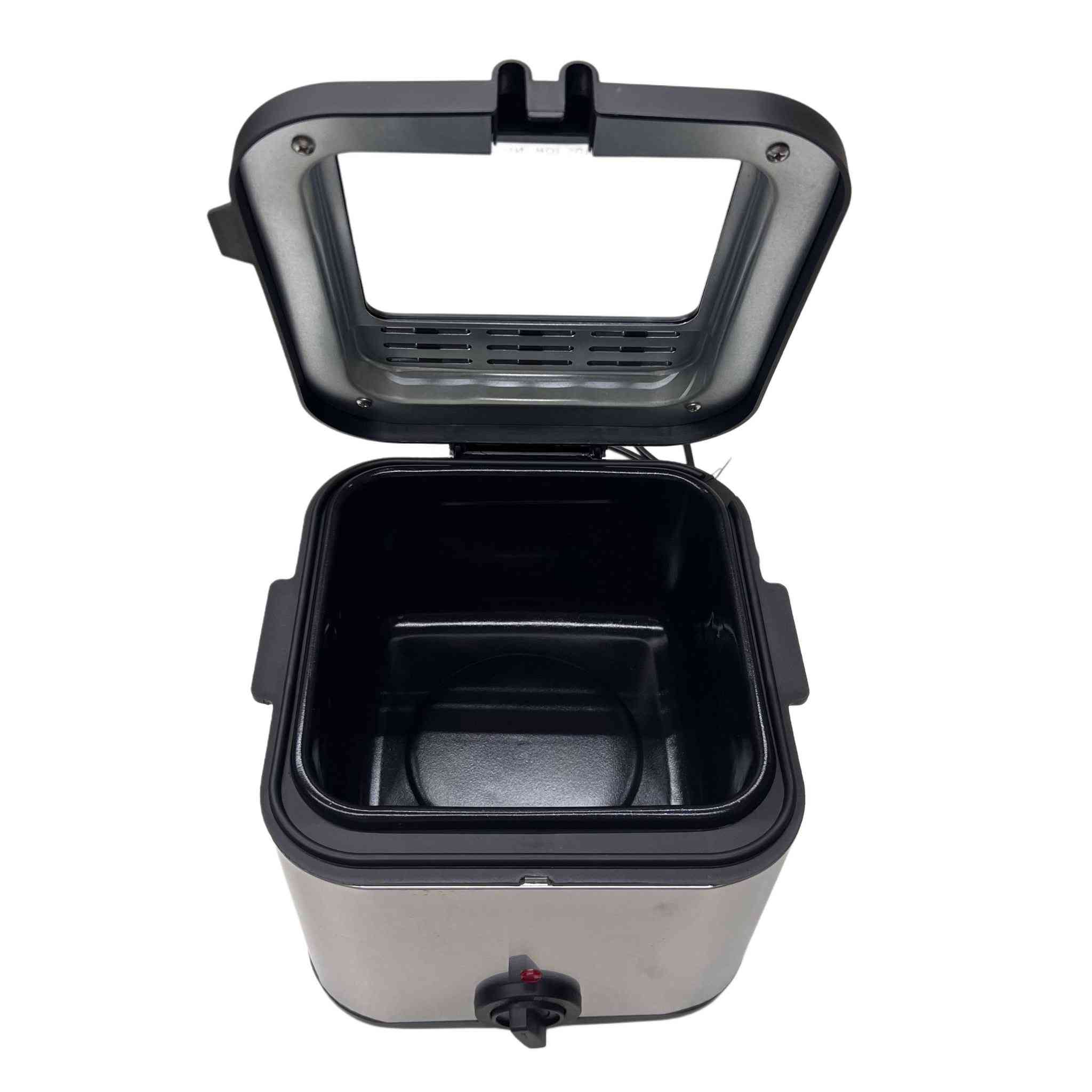 قلاية كهربائية متعددة الاستخدام – Multifunction Fryer سعة 2.5 لتر
قلاية كهربائية عملية مصممة للقلي اليومي، مناسبة للاستخدام المنزلي وتحضير أصناف متعددة بسهولة.

• تصميم قلاية كهربائية متعددة الاستخدام

• سلة قلي معدنية مع مقبض لسهولة رفع الطعام

• مناسبة لقلي البطاطس، الدجاج، النقانق، الخبز، الخضروات والمأكولات البحرية

• حجم مناسب للمطابخ المنزلية والاستخدام اليومي

• تشغيل كهربائي بقدرة واضحة ومناسبة للقلي

• غطاء علوي

المواصفات:
• السعة: 2.5 لتر
• القدرة الكهربائية: 1000 واط
• الجهد الكهربائي: 220V
• التردد: 50Hz
• الوزن الصافي: 1.9 كغم
• الوزن الإجمالي: 2.0 كغم

محتويات العلبة:
• قلاية كهربائية متعددة الاستخدام
• سلة قلي معدنية
• غطاء القلاية (مرفق مع الجهاز)


**إذا كنت صاحب هذا الإعلان وتريد حذفه لأي سبب، رجاءا أرسل رسالة إلى الدعم الفني**