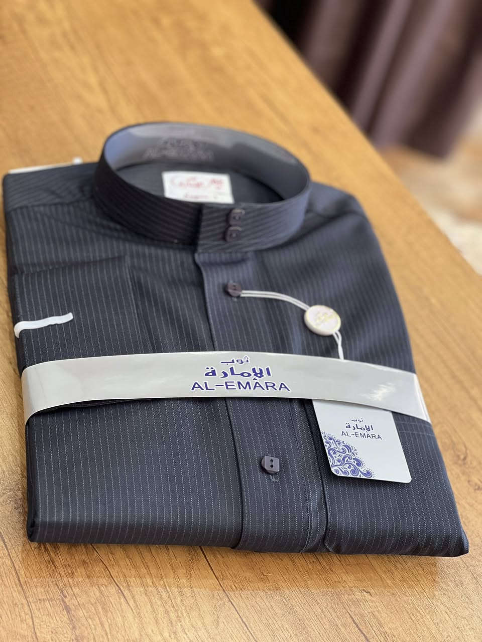 ثوب الأمارة مقلم طباقة سعودي (بزمة)
✨ أناقة، فخامة، ذوق… وكل هذا وأكثر متوفر في 
الإمارة للزي العربي ✨

بيع بالمفرد ✨
📍العنوان صلاح الدين قضاء الدجيل 
مجاور مندي حضرموت 
صور الشهداء تتقدم ١٠٠ متر 
مقابيل المدرسة الإبراهيمية 
الاستفسار اكثر الاتصال ع رقم

‏‭٠٧٨٤ ٣٥٦ ١٣٧٦‬
