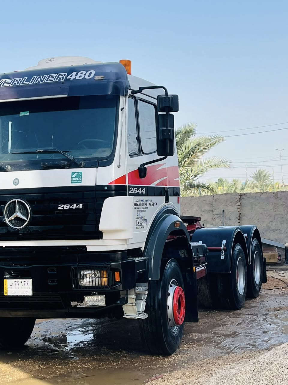 السلام عليكم البي للبيع موديل 1991مكينه 130 محسن كير فافون مجموعه جيف تخم تاير 22 رقم انبار انكليزي قلاب  ثلاث لوحات للستفسار اتصال ع الرقم ‭0782 374 9411‬
