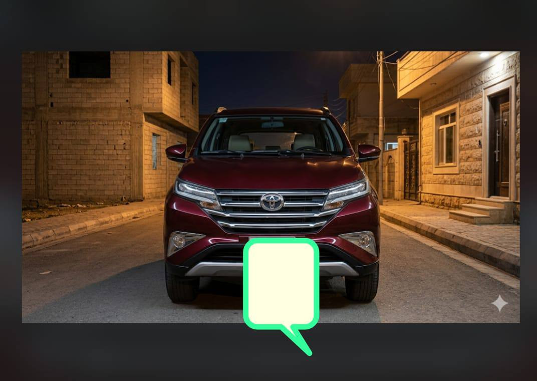 ​🛑 للبيع: عروس التويوتا (Toyota Rush 2019) – سيارة بيت من الوكالة 🛑
للي يدور "الجمير" وراحة البال.. سيارة قطرة صبغ ما بيها، وعلى إيدنا من الشركة. مو مال معارض ولا دلالين، من المالك مباشرة!

​🌟 ليش هاي السيارة تحديداً لقطة؟

​السيارة الأولى: من 2019 على إيدنا من الشركة (استخدام عائلي حشيم جداً "مال مرة").

​الـمـكـفـولـيـة: تحدي وفحص وين ما تحب (لا صبغ، لا ضربة، لا شخط، كلشي ماكو بفضل الله) بوضع الشـركة.

​الـلـون: ماروني ملكي مميز جداً (لون نادر بالشارع، لمعة وهيبة).

​الأوراق: أربيل صفر، باسم صاحبها والتحويل ثاني يوم مباشرة.

​المشي: 160,000 كم حقيقي (مشي مال سفرات ونظيف).

​⚙️ المواصفات والمميزات العالية (ترتيب الشركة الكامل):

​السعة والمقاعد: عائلية درجة أولى (7 مقاعد - 3 قطع كشنات) واسعة ومريحة جداً.

​التبريد: قطعتين تبريد مركزي يجرش صيف وشتاء (ثلج ما شاء الله).

​المحرك: 1.5 لتر اقتصادي جداً (بنزين ما تصرف) وبنفس الوقت عزم وقوة.

​الدفع: دفع خلفي (RWD) يعطيك ثبات كامل على الطريق وفي المرتفعات.

​التكنولوجيا والراحة: نظام تشغيل بصمة + أبواب بصمة + شاشة أصلية مع كاميرا خلفية بدقة عالية + حساسات بلادية.

​الإضاءة والجمالية: ويلاد ألمنيوم بلادية مميزة + لايتات زينون وLED مع كشافات ضباب.

​💡 كلمة أخيرة للشراي: السيارة مو محتاجة حتى تبديل دهن، دق سلف وسافر بيها لأي مكان يعجبك. الشراي اليحب النظيف يجي يفحص ويحكم بنفسه.

​📞 للتواصل والاستفسار من المالك مباشرة (متواجد اتصال وواتساب):

📱 ***********
