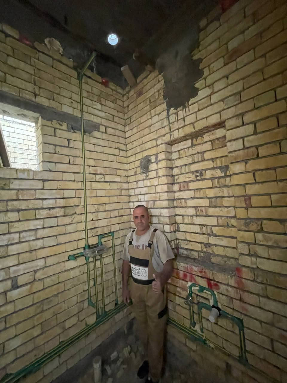 السلام عليكم
عمل اليوم بيت متكون من 10 مجموعات صحية العمل نظام نوازل متعددة 
المواد المستخدمة شركة أبو غالي للصناعات البلاستيكية الألمانيةالمصرية الوكيل الحصري في العراق الحاج ضياء النعيمي بأدارة سيد محمد ضياء النعيمي ***********
ملاحظه العمل قيد الإنشاء
