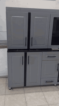 كاونتر المنيوم ابواب خشب. السعر مليون450الف ( hdf) 3امتار الكاونتر و 3امتار الملحق وسنك متر ونص كامل مرمر وتوصيل لحد البغداد مجاني  راسلني عالاواتساب ***********جديد العنوان اربيل
