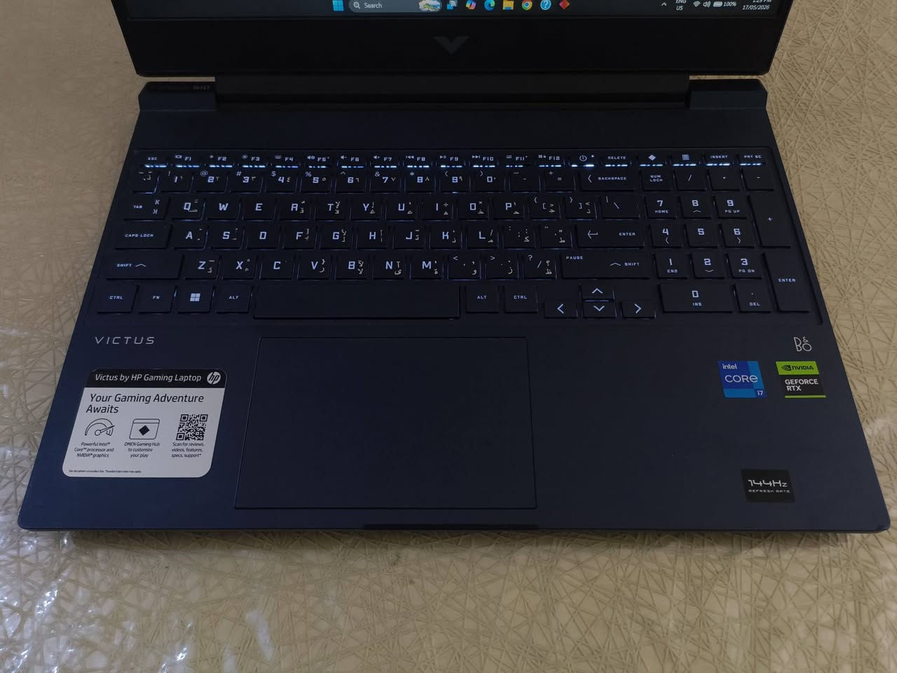 لابتوب كيمنك جديد ونظافه ١٠٠٪ 
سعر مليون ١٠٠ 
I7 12650H
4050 6G
Ram 16 3200
M.2 512 
144hz 15.6 ips
شرط فحص اي لعبه


**إذا كنت صاحب هذا الإعلان وتريد حذفه لأي سبب، رجاءا أرسل رسالة إلى الدعم الفني**