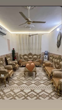 ٢ قنفات كبار • ٤ كراسي • نضيف كلش