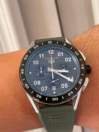 ساعة ماركة TAG Heuer بتصميم رياضي كجول و عسكري مميز   ساعة حجم 44  محر...