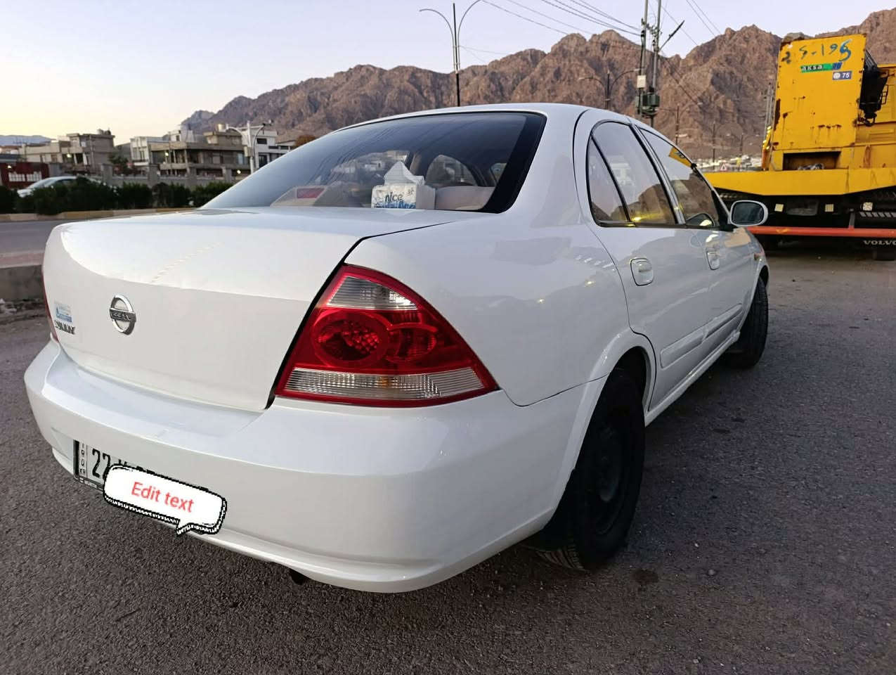 ئۆتۆمبيل: سەنی کۆری سپی بەفری 

مۆدێلی 2013 
سەنەوی کۆتای 2027 

ســــعر $ یەک کۆمێنـت بکە راســـتەوخۆ بــۆ دێـــت🟢

پاتری تازە گۆراوە 
هەرچوار تایەی تازەیە و دوو جام کارەبایە 
چوارپارچە و پەڵەیەکی بۆیاغە 

ژمارەی خاوەن سەیارە👈: ***********
