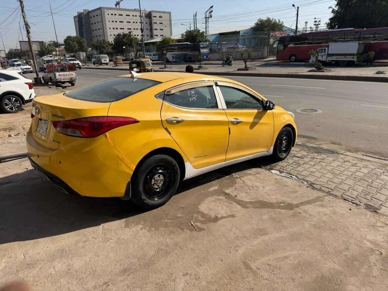 السلام عليكم النترا 2012 رقم وسنويه بأسمي تحويل ثاني السياره جاهزه من كلشي حادثهه باب السايق ولباب الخلفي  سعرهه 90$
للاستفسار هذا رقمي ***********
