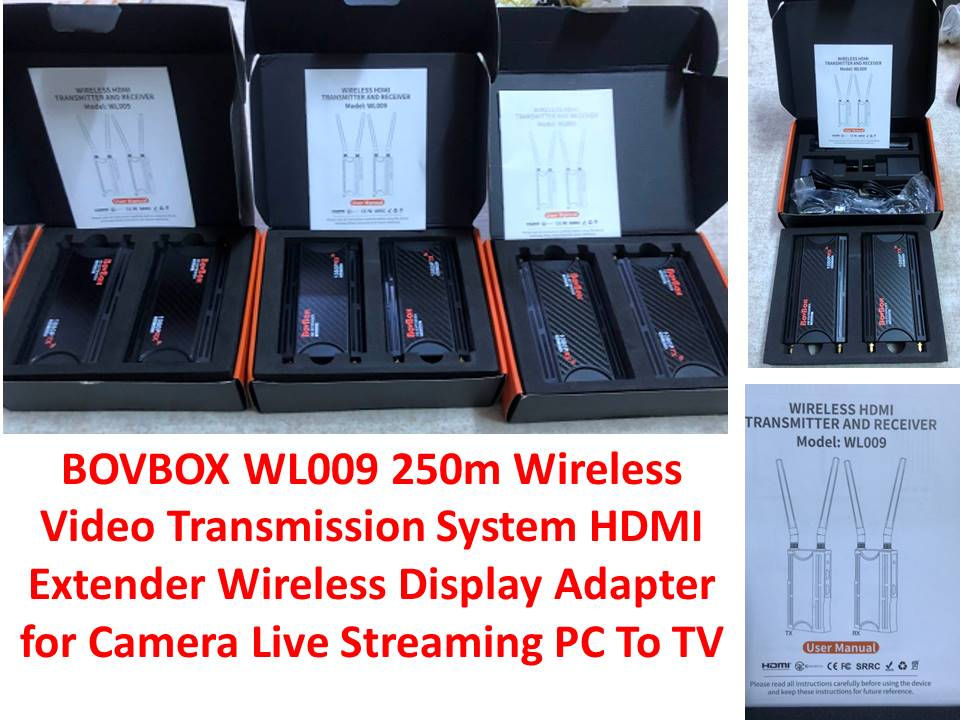 سعر القطعة 95 الف دينار جديد اج دي وايرليس اكثر من 200 متر 

BOVBOX WL-009 HDMI 200m 1080P Wireless Display Dongle Video Transmitter Receiverتوصيل جميع المحافظات 5 الاف المكان سليمانية


**إذا كنت صاحب هذا الإعلان وتريد حذفه لأي سبب، رجاءا أرسل رسالة إلى الدعم الفني**