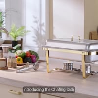 صحون تقديم • ستانلس ستيل • يحافظ على الحرارة