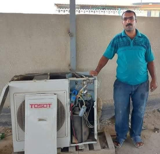 صيفك بارد ومضمون مع "أبو إبراهيم للتبريد" ❄️
​خبرة أكثر من 10 سنوات في عالم التبريد والتكييف
​يا الله.. توكلنا على الله.
​مستعدون لتلبية كافة طلبات:
🏠 البيوت | 🏢 الدوائر الحكومية | 🏭 الشركات والمكاتب
​خدماتنا التي ستبهرك:
​شحن غاز أصلي: أنواع (R22 و R410).
​تبديل الكنبريسرات: تجهيز وشد بأعلى كفاءة وضمان.
​صيانة دقيقة: (تبديل كابستر، كنكتر، وإلغاء الصمام العاكس).
​غسل احترافي: يرجع الجهاز وكالة وقلل العطلات
​لماذا تختارنا؟ سرعة بالموعد، أمانة بالعمل، 
​📍 العنوان: شقق المصافي - قرب مدارس الأردبيلي.
​للتواصل والحجز (اتصال + واتساب 🟢):
​📞 ***********
📞 ***********
​"ثقتكم هدفنا.. وشعارنا الأمانة والإتقان"
