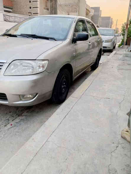 السلام عليكم
تيوتا كورلا بيكاتشو 
.
(سيارة مكفولةمن ضربة القوية والشاصي والغود)
.
موديل/2005
مكينة وكير مكفولات 
تبريد ❄️☃️ تدفئة 🔥 شغال 
صدر وحدادية جديد 
تخم تاير جديد 
سنتر لوك شغال اربعة بيبان
كهربائيات كلهة شغال 
ارقام وسنوية انكليزي جديد 
بسمي سيارة 
تحويل ثاني يوم 
العنوان/ بغداد البلديات 
رقم الهاتف/***********
السعر/85 وبيهة مجال
