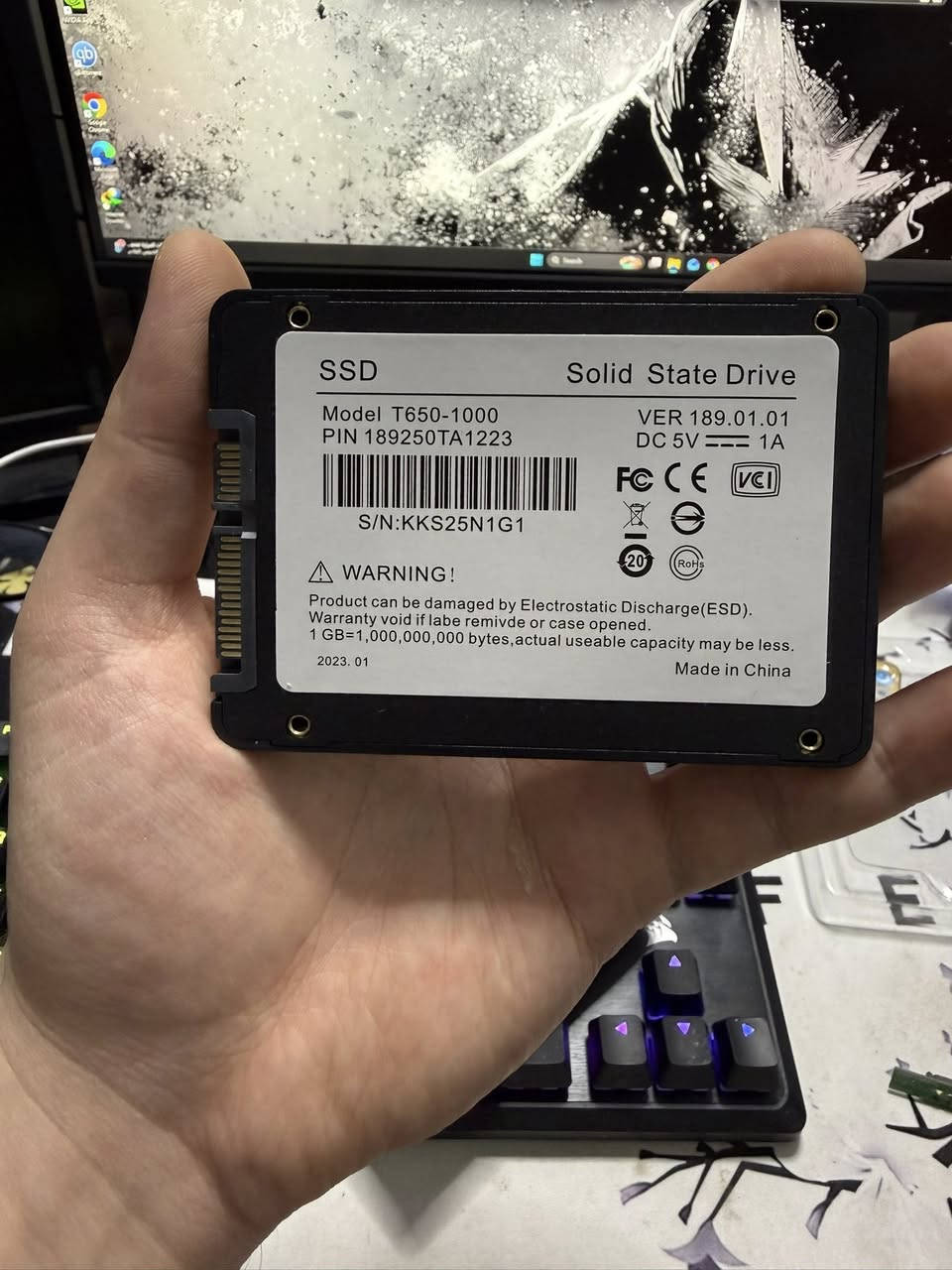 السلام عليكم
قطع للبيع ابيعهم شلعة 

معالج Core i3 10105F

معالج Core i5 7400

رام DDR4 2133Mhz

هارد Xray Disk SSD 512gb

هارد SataBlue SSD 2Tb

السعر الكلي 300 الف

جميع القطع مفحوصة وشغالة

مكاني بغداد 

توصيل متوفر


**إذا كنت صاحب هذا الإعلان وتريد حذفه لأي سبب، رجاءا أرسل رسالة إلى الدعم الفني**
