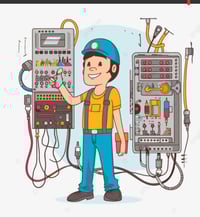 كهربائي أبو زيد • تسليك واير • بورد ATS