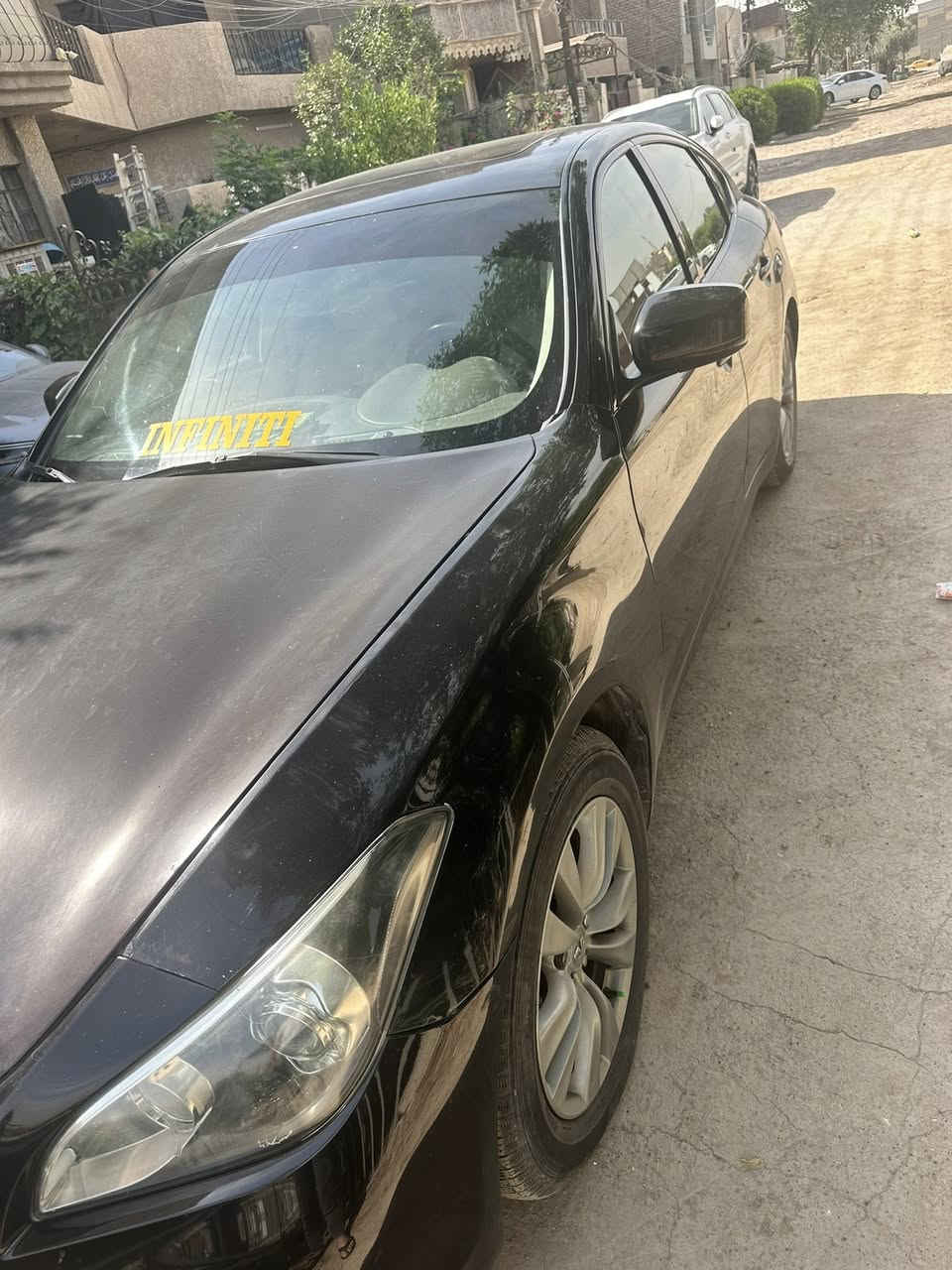 M37
2013
ضفاير عقول مبدلهن يم البطل سماعيل 
ورشة Vp 
فول مواصفات 
حساس امامي 
مري شفط +قلاب 
كشنات ميموري +تدفئه وتبريد
داينمو جديد +بور جديد+
تبريد قطعتين
 منضومة تبريد كامله جديده فريز كمبريسر راديتر تبريد ثلج
كامره دواره 
منضومة زنون 
لد داخلي 
عليها اضافه 
بردات تخم عاتم 100‎%‎
منضومة غاز تريدها بدون منضومه او مع المنضومه سعرها 110
بنيد بي جراد وصبغ نص جاملغ 
مكاني بغداد الدوره 
للاستفسار ***********
