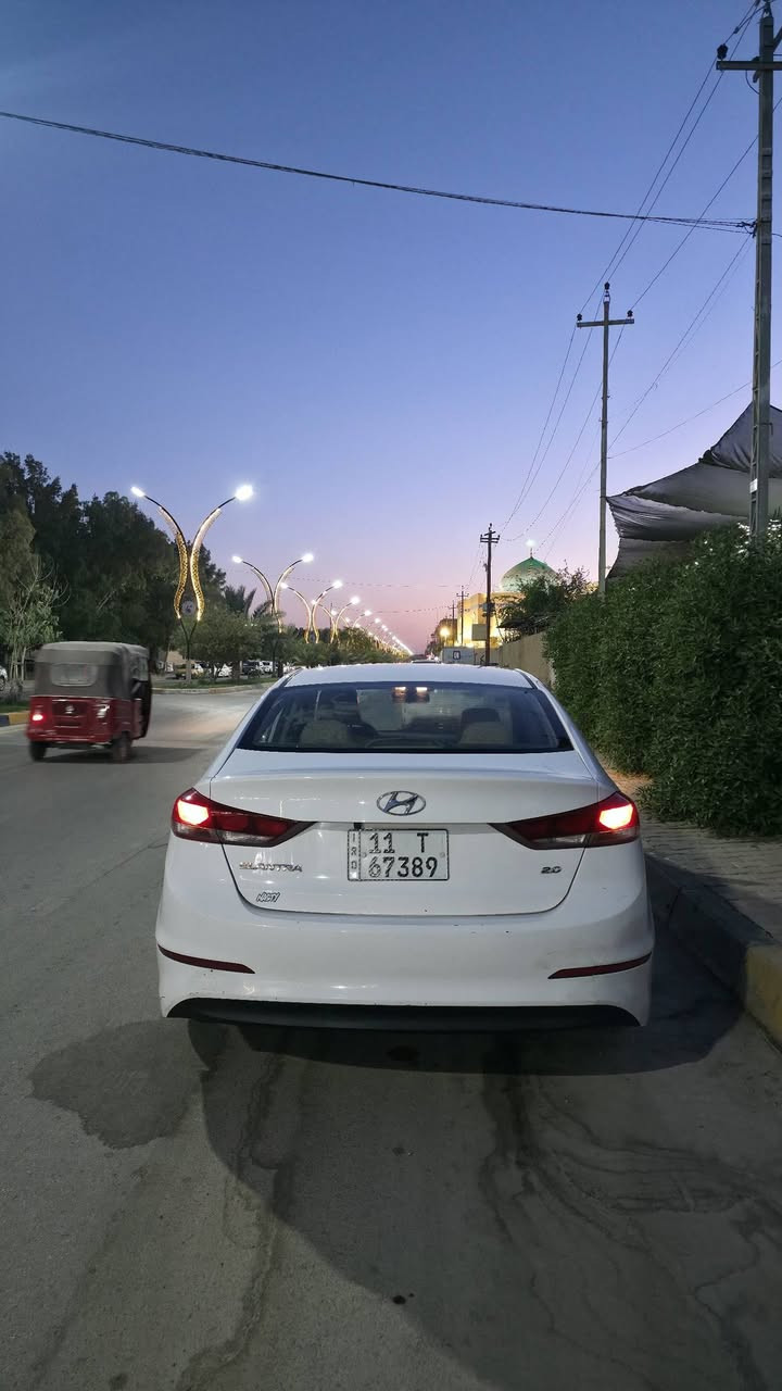 Hyundai Elantra 2017 2.0 dohc 
هيونداي النترا ٢٠١٧ مكينه ٢٠٠٠ دوش رقم بغداد الدولي نص فول مري شفط فتحة قطعتين تبريد بدون بصمه 
كفالة من الصبغ و الضربة عدا تكحيلة كرت بالجاملغ الامامي جهه العبري نوزلات  بلكات فيت بم جديد منظومة تبريد جديدة تخم تايرات اقل السنه من شادة 
السيارة ممشى ٨٧ الف كيلومتر قابل للزيادة تدك جرس فوك ١٢٠ 
السعر 143 و بيهه مجال للشراي
مكان السيارة كربلاء المقدسة 
للأستفسار الاتصال على الرقم ***********
