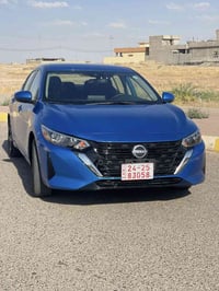 نيسان سنترا 2025 اللون ازرق  كاتي  صبغ نص بنيد وجاملغ مبدل (بدون دواخل...