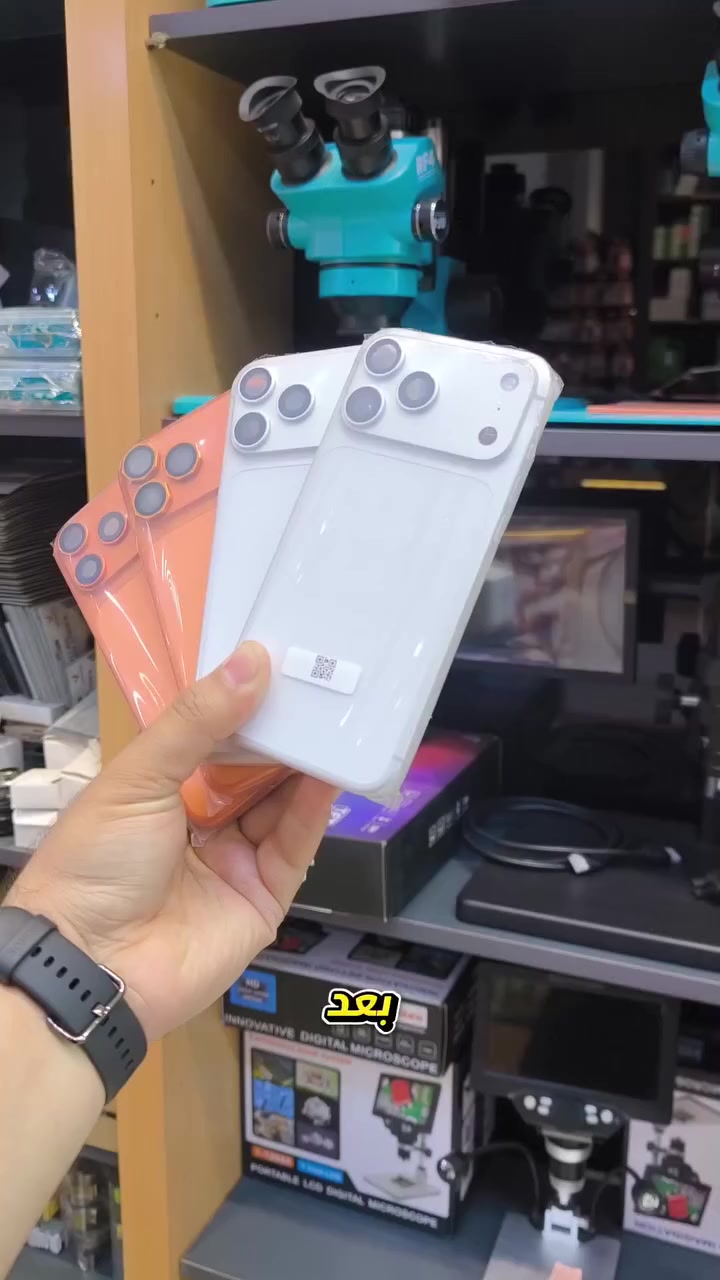 متوفر لدى شركة اللمسة الرقمية
شاصي
17 PRO MAX 
📍 بغداد – شارع الربيعي مقابل مول دريم ستي عمارة الشراع 
📞 ***********
