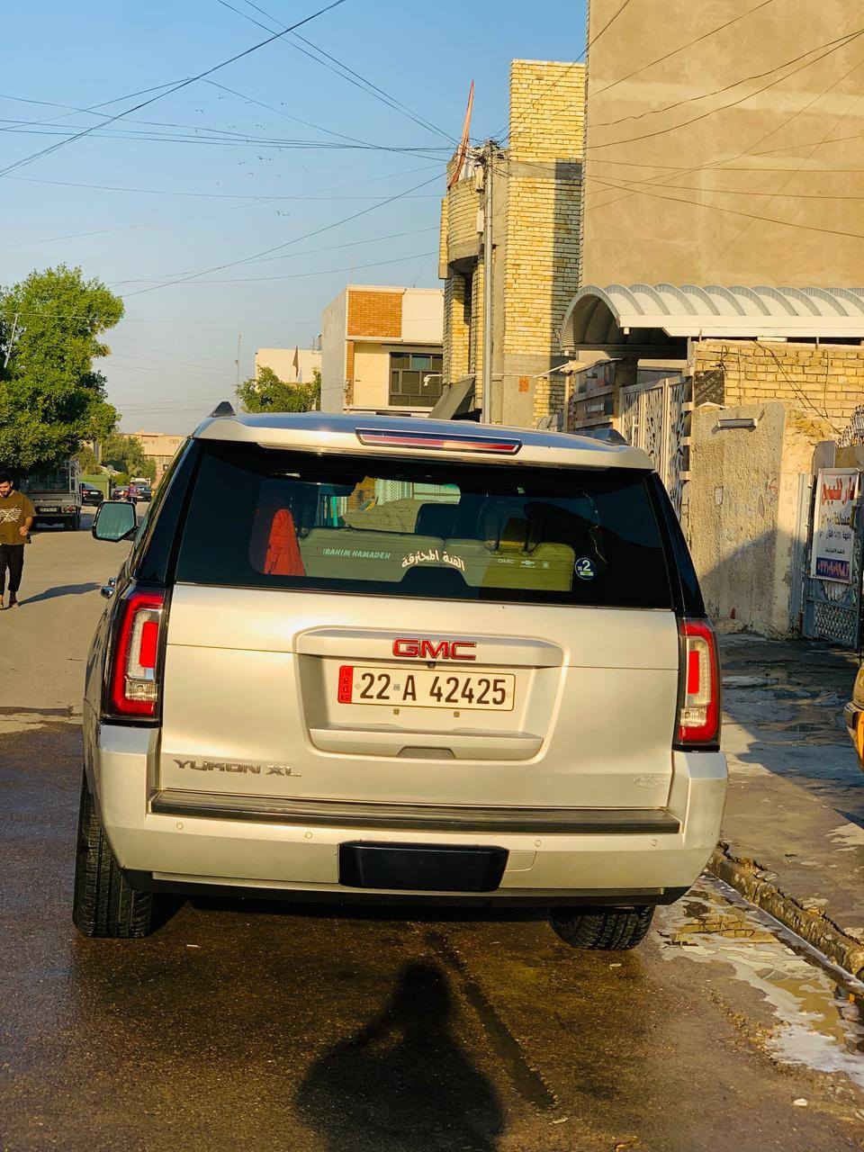 السلام عليكم جمسي يوكن مديل 2015 خليجي طبله جاهزه للشغل رقم اربيل أجره هزه جديده بيهه جاملغ خلفي صفحه سايق بارد ول باب مصبوغ بس ول باقي مكفول سعر 275 مكاني بغداد جميله ***********
