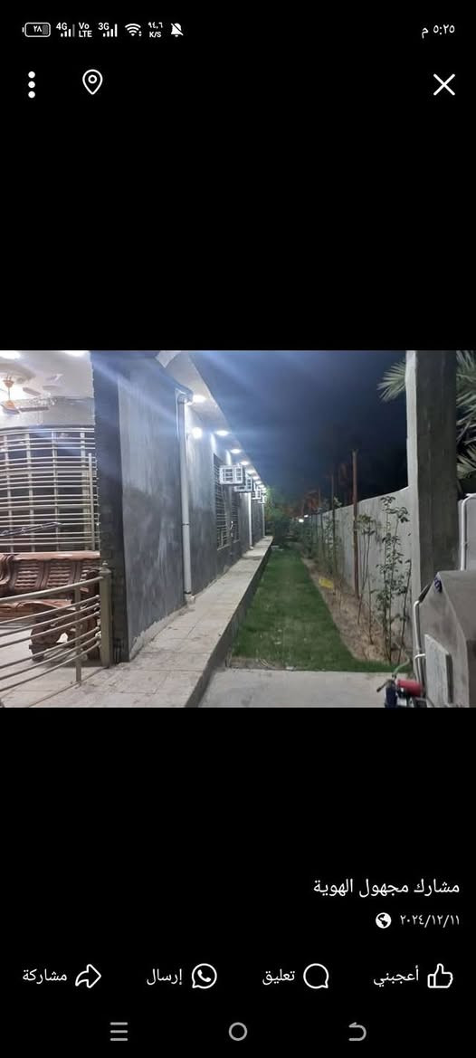 بسم الله الرحمن الرحيم
دونم زراعي سند ٢٥ للبيع مساحه الدار٣٠٠ م
يحتوي على حديقه اماميه ومزرعه خلفية مساحتها٥٠٠م
يحتوي على٣ غرف نوم وصاله واستقبال ومبطخ حمامات ٢ داخلية و٢ خارجيه كما يحتوي الدار على ٣ خطوط ماء 
يحتوي الدار على بئر ماء 
السعر ٣٠٠ مليون قفل  
بغداد معامل خلف كوفي زعيم 
رقم ***********
