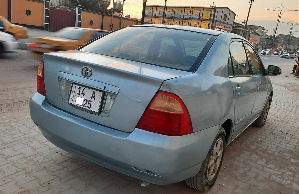 كورلا بيكاتشو 2005 رقم بصرة انكليزي مميز بأسمي خليجي دواخل بيجي ضربتها بجم 
تبريد ثلج محرك المرغوب 1800
شاشة بلوتوث كامره HD
مصبوغه حزام جماليه اثر جراد  حداديه 80%
سنويه مجدده لغاية 2030 السعر 73 ابيع شرط ثاني يوم التحويل مكاني بصرة *********** النجف, العراق
