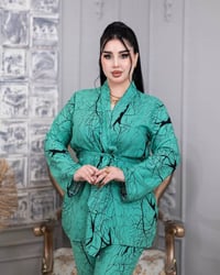 بجامة نسائية • كشمير سيلين • فري سايز ٩٠ كيلو