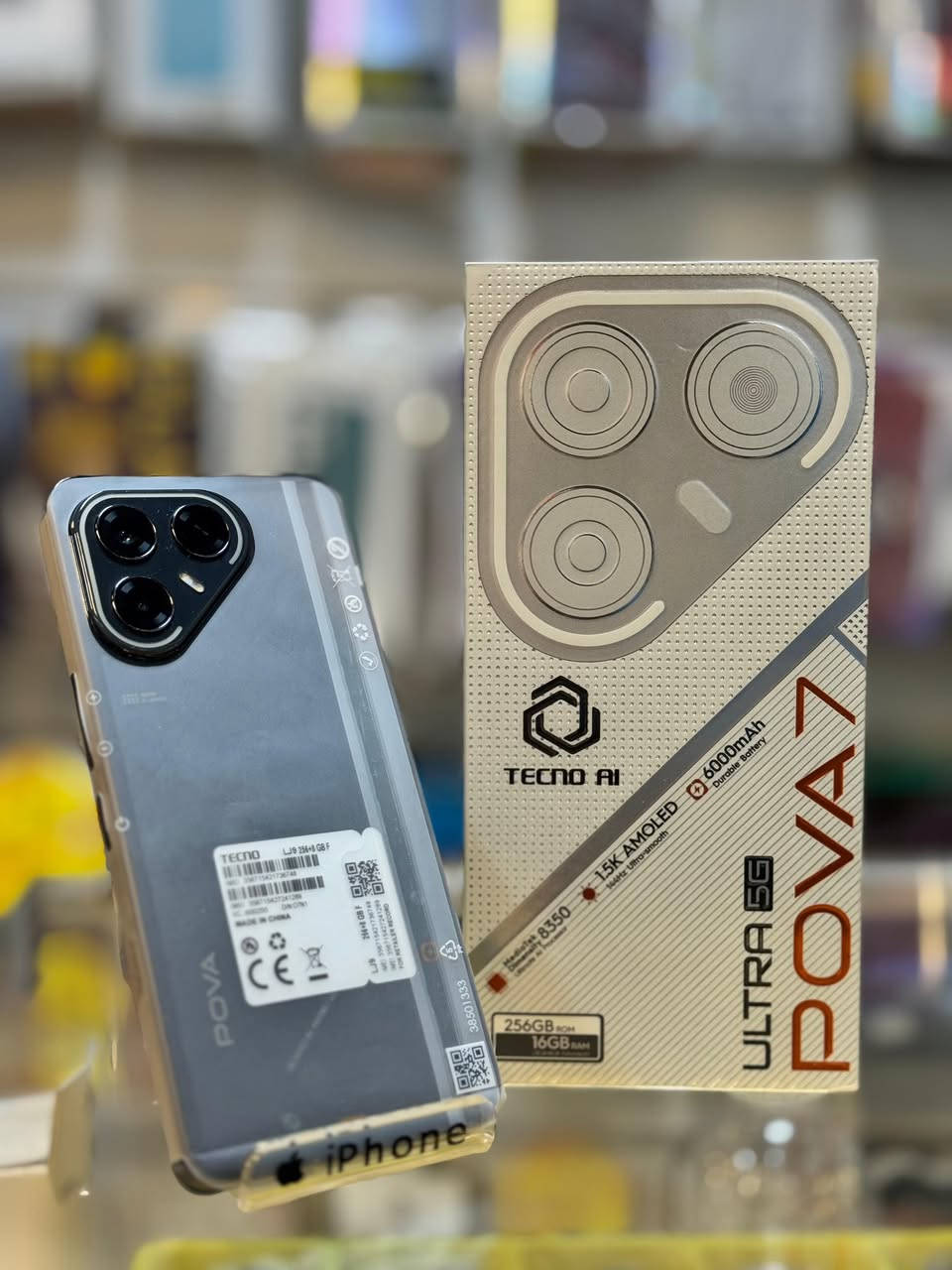 Tecno Pova 7 Ultra 5G
تكنو بوڤو ٧ الترا الذاكرة ٢٥٦ عشوائية ٨ استخدام قليل جدا السعر ٣٠٠ قفل بدون عمله المكان بغداد الشعب


**إذا كنت صاحب هذا الإعلان وتريد حذفه لأي سبب، رجاءا أرسل رسالة إلى الدعم الفني**