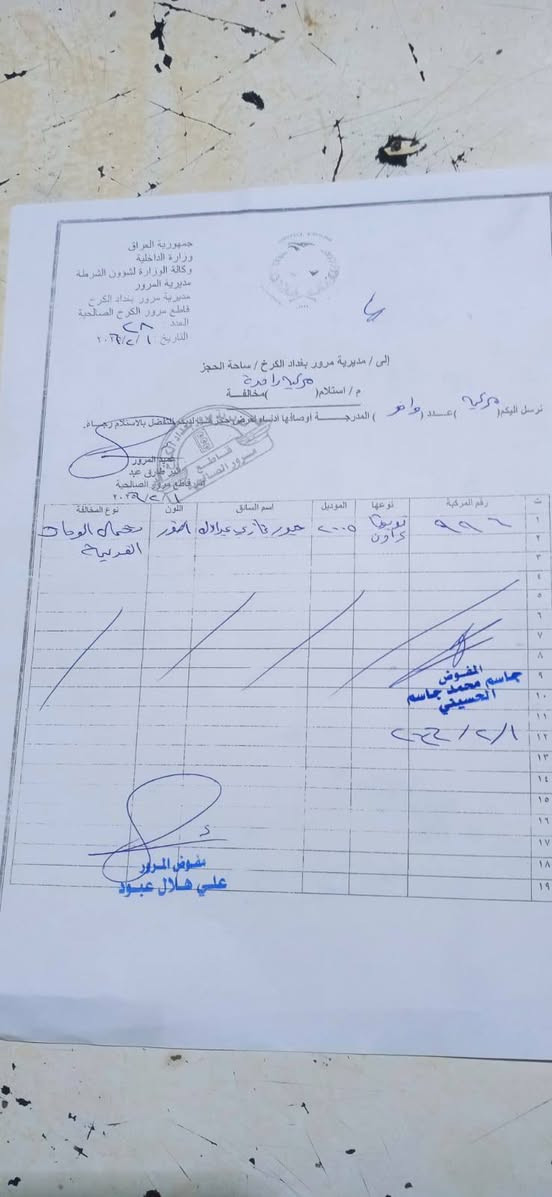 السلام عليكم ملكه للبيع مكفوله من الكص
نحجزت قبل شهر وهذا كتاب الحجز والتاريخ والحجز علمود تبديل الوحات وموجوده كل التفاصيل.  ***********
