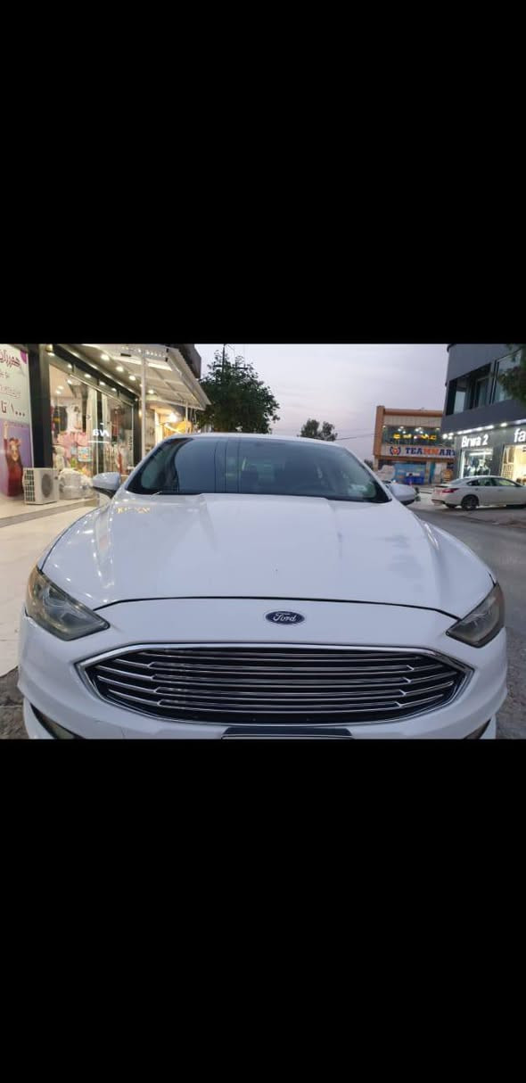 فورد فیوژن  2017 سپی
بصمه
شاشه
 گێر موس
سێ پارچه بۆیاغ
بێ ناوگرتن
سه نه وی به سه ر چووه
چوار تایه نوێ
 *********** كويسينجاك, أربيل
