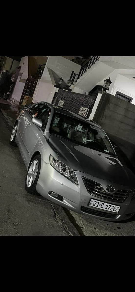 کامری خلیجی ٢٠٠٧ 
فول فول
بدون صبغ 
بيها مكانين تعديل بارد
رقم سنويه جديد 
محرك مفتوح بشرط 
***********
*********** كركوك, العراق
