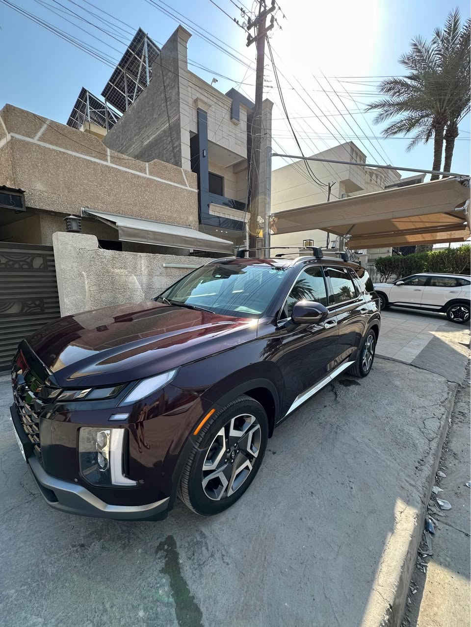 السلام عليكم 

هونداي باليسايد Limited

اللون ماروني 

موديل 2023

عداد المسافة 53 الف كم

مرقم اربيل 

الضرر 
دعامية امامية 
والبنيد كلير  امريكا 

المواصفات   
دبل بانوراما 
4 كامرات 
صندوق ذكي 
كشنات تبريد وتدفئة 
كشن خزن 
داتا شو
لد خفي 
شاحن واي فاي 
كشن الثالث تدفئة 
حساسات 360 درجه 
قيادة ذاتية
هند بريك بصمة
مراية هيتر واشارة ورادار 
بردات ابواب 
تبريد مركزي 
سماعات مركة harman/kardon
بارك فديو 
استيرن تدفئة 
محرك ستة سلندر 3800

رقم الشاصي : KM8R5DGE7PU548965

السعر : 295 $ وبيها مجال

العنوان 
بغداد / حي الجامعة 

*********** بغداد, العراق
