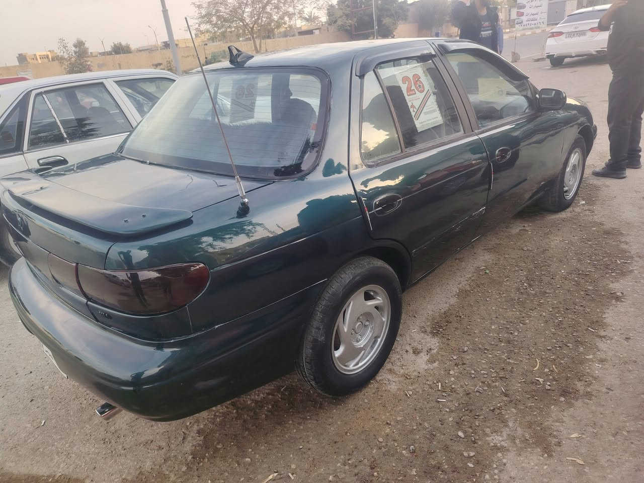 يالله سلام عليكم كيه سيفيه موديل 96سياره مصبوغه جمالي فقط صدر جديد محرك جديد محرك مسكر 1800سياره متعوب عليه كير عادي جديد تخم تاير سياره والله مال جنيه سعر 30قفل مكان هيت حي البكر رقم هاتف  ***********
