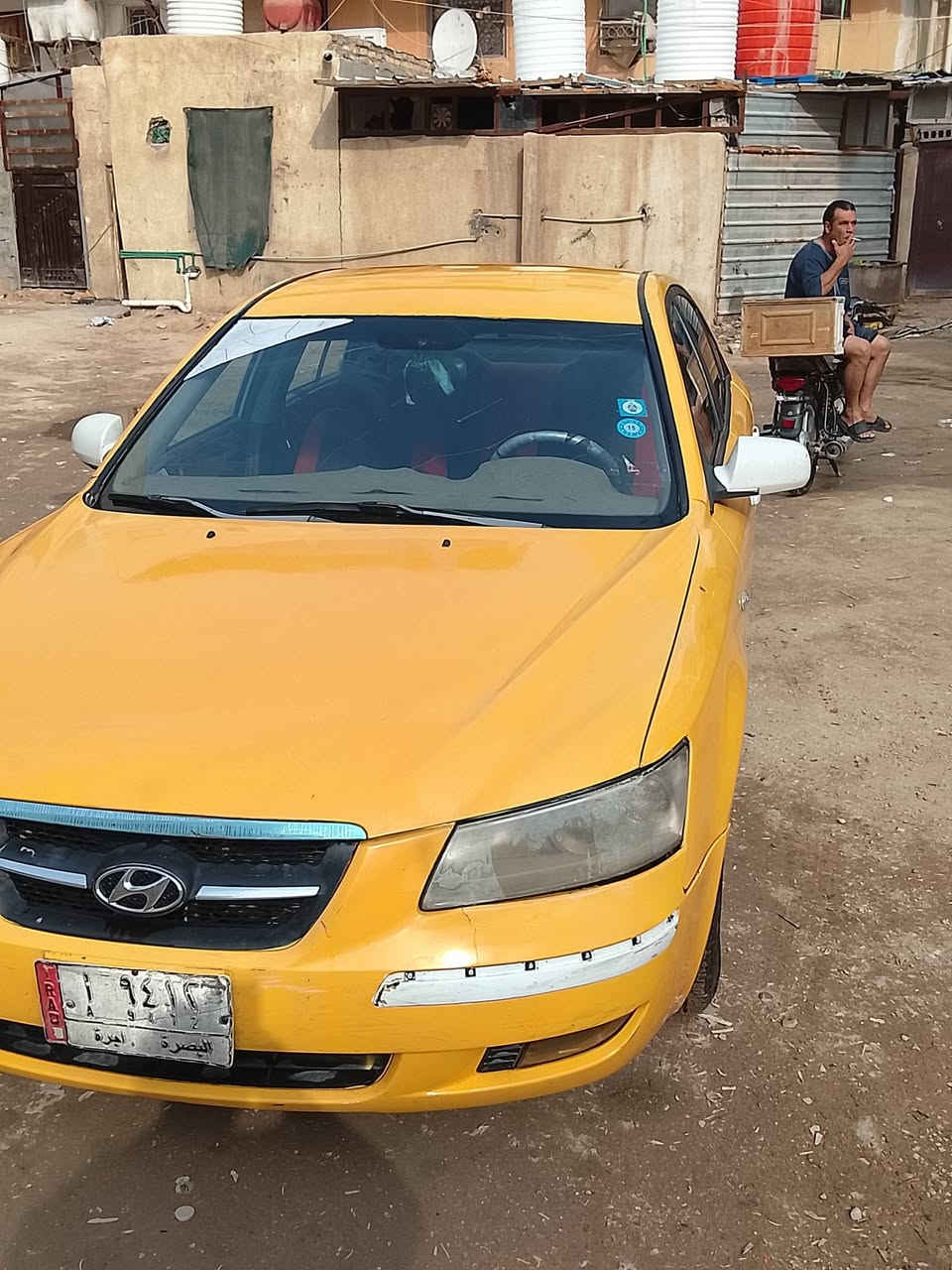 سوناتا 2008للبيع السياره جديده حداديه ومحرك وكير وتخم تاير كله جديد السياره متجايه السعر 70 وبيه مجال السياره بسمي تحويل ثاني يوم العنوان كربلاء ***********  ***********
