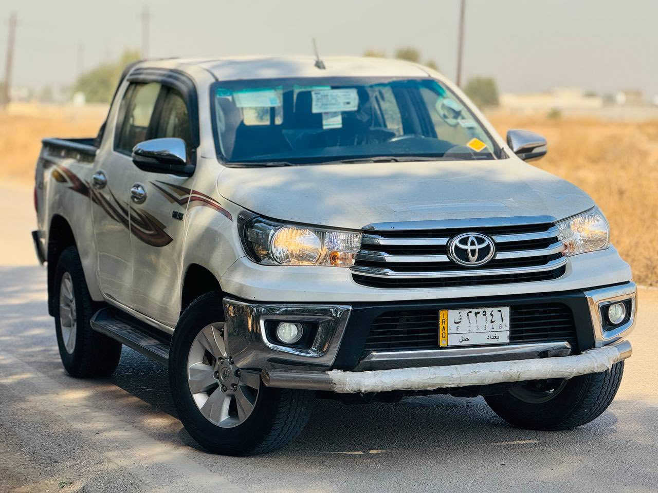 239$ فقط وبي مجال بسيط
هايلوكس فورويل 2017 اوتوماتيك 4X4

كويتي الساير مذهب فول 1/1 ام الصاج

تبريد قطعتين +بيانو لمس

شاشه كبيره  + كامره

مانع انزلاق 

رقم دولي سنويه مجدده 2030 بأسمي مشروع وطني

جاهزه من كلشي مابيها اي نواقص

تبريد ثلج ❄️ تدفئه شغاله

حداديه وصدر بالباكيت

4 تايرات جدد

كهربائيات كلها شغاله

جاهزه من كلشي مال جناي

السعر 235$

***********
