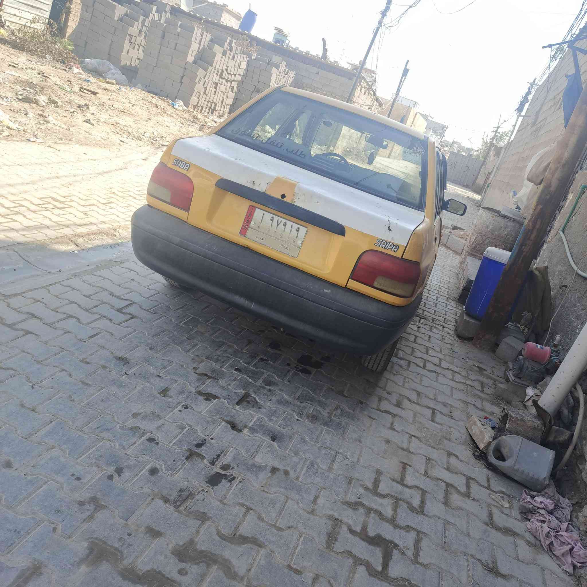 السلام عليكم سيبا ٢٠١١ مكينه بيهه خيط بخار كير جديد صدرهه جديد كهربيات كلهه شغاله تيرات شبيهه واحد مكسور سنويه ضايعه وبيهه تفاصيل صحبهه بغداد ومندله ابيع كوم حديد اتكفل سرقه وعشائر سعر ١٢ ورقه وبيهه مجال حك جيه أو مراوس حسب القناعه ***********
