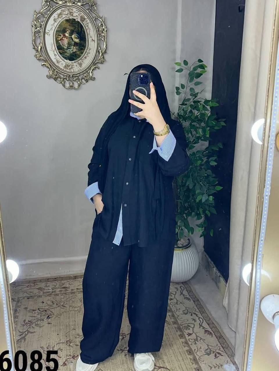 سوت قطعتين بنطلون وايد ليح شميز زراير  كم لياقه مقلمه  

الماتريال✨✨ كتان اسباني 🖐️😌

المقاس✨✨ون سايز تلبيس من60الي 85 ك مرتاح👌👌


**إذا كنت صاحب هذا الإعلان وتريد حذفه لأي سبب، رجاءا أرسل رسالة إلى الدعم الفني**