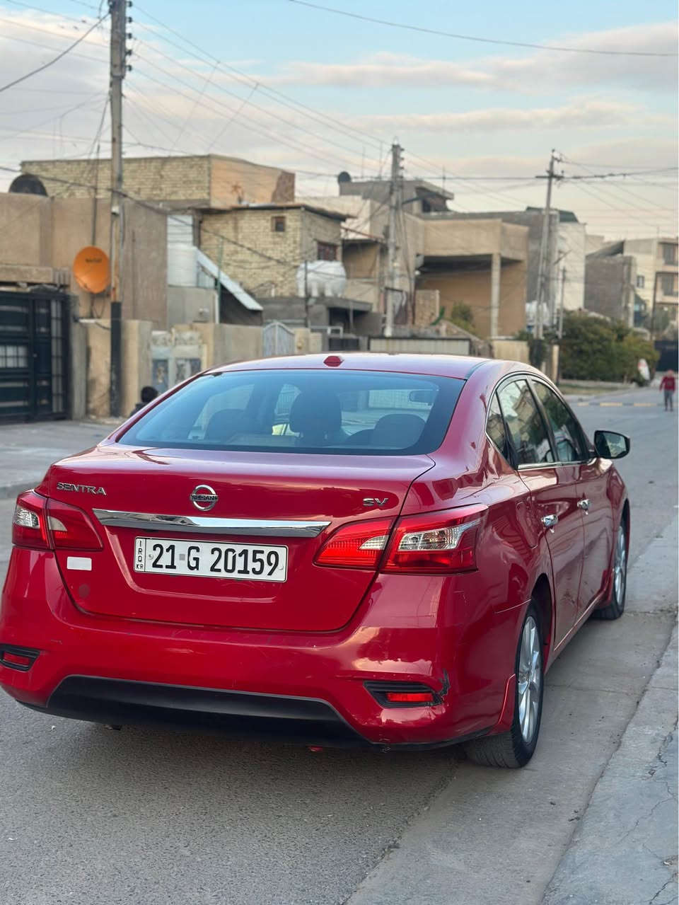 السلام عليكم للبيع نيسان سنترا sv 2018 وارد امريكي حادثه باد بجاملغ خلفي وقبغ الجنطه  والبنيد بي رصعات بصمة (3) انضمة قيادة كروز سرعه رادار امامي كامرة خلفية رقم سليمانية الدولي بسمي رايده 113$ مكاني بغداد حي الحسين للاستفسار(***********) بغداد, العراق
