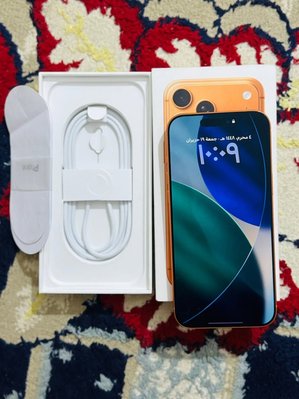 17 برو ماكس
ذاكره ٢٥٦ مشحون مرتين 

بطارية ١٠٠

جهاز بعد جديد
السعر خاص


**إذا كنت صاحب هذا الإعلان وتريد حذفه لأي سبب، رجاءا أرسل رسالة إلى الدعم الفني**