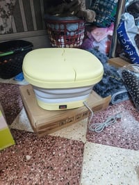 جهاز نقع رجلين • فقاعات وحرارة • جوارب سليكون