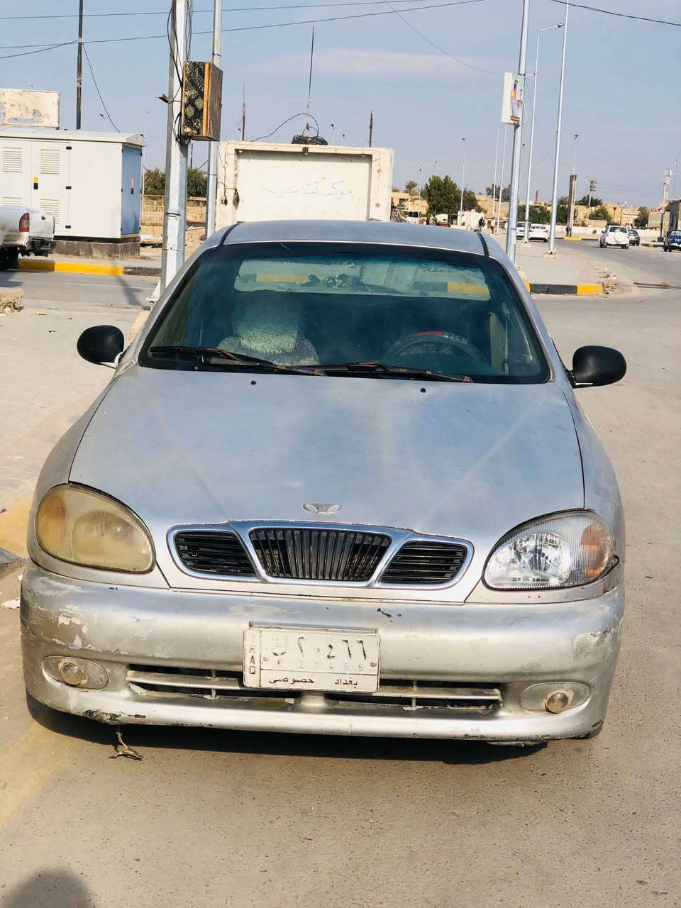 دايو لانوس موديل 1999 مكينه نضيفه حداديه جديده رقم بغداد  السعر ٢٥وبيه مجال   .   ‭***********‬
