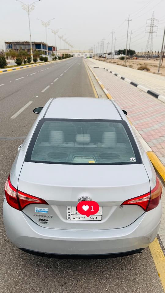 كورلا ٢٠١٩ وارد امريكي بدون ايرباك
مواصفات عاديه

ماشيه ٨٨٥٠٠ ميل قابل للزياده

كير و محرك بلادي

حادثها قطعه واحد صبغ جاملغ خلفي 

قطعتين بارد جاملغ امامي جهة السايق و الصدر

محرك ١٨٠٠ بانزين

شاشه و تحكم ستيرن 

صورة الشاصي مرفقه 

#السعر ١٣٥ ورقه 

للاستفسار ***********
