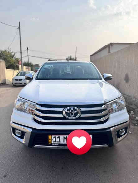 السلام عليكم للبيع او المراوس بهايلوكس اقل منها
هايلوكس 2023 
وكالة زيرو
مكفولة كفالة عامة من الصبغ والضربة والتبديل والبارد والشخط والتكحيل 
ساز باب اول 
شحن لاسلكي
تبريد بالكشنات
شاشة جبيرة 
اشارة بالمري
اوتوماتيك
بأسمي بغداد تحويل مباشر
السعر 285 وبيها مجال كلش بسيط
***********
