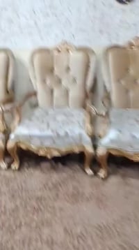 طقم كنب مصري • طقم رصاصي • مع ميز