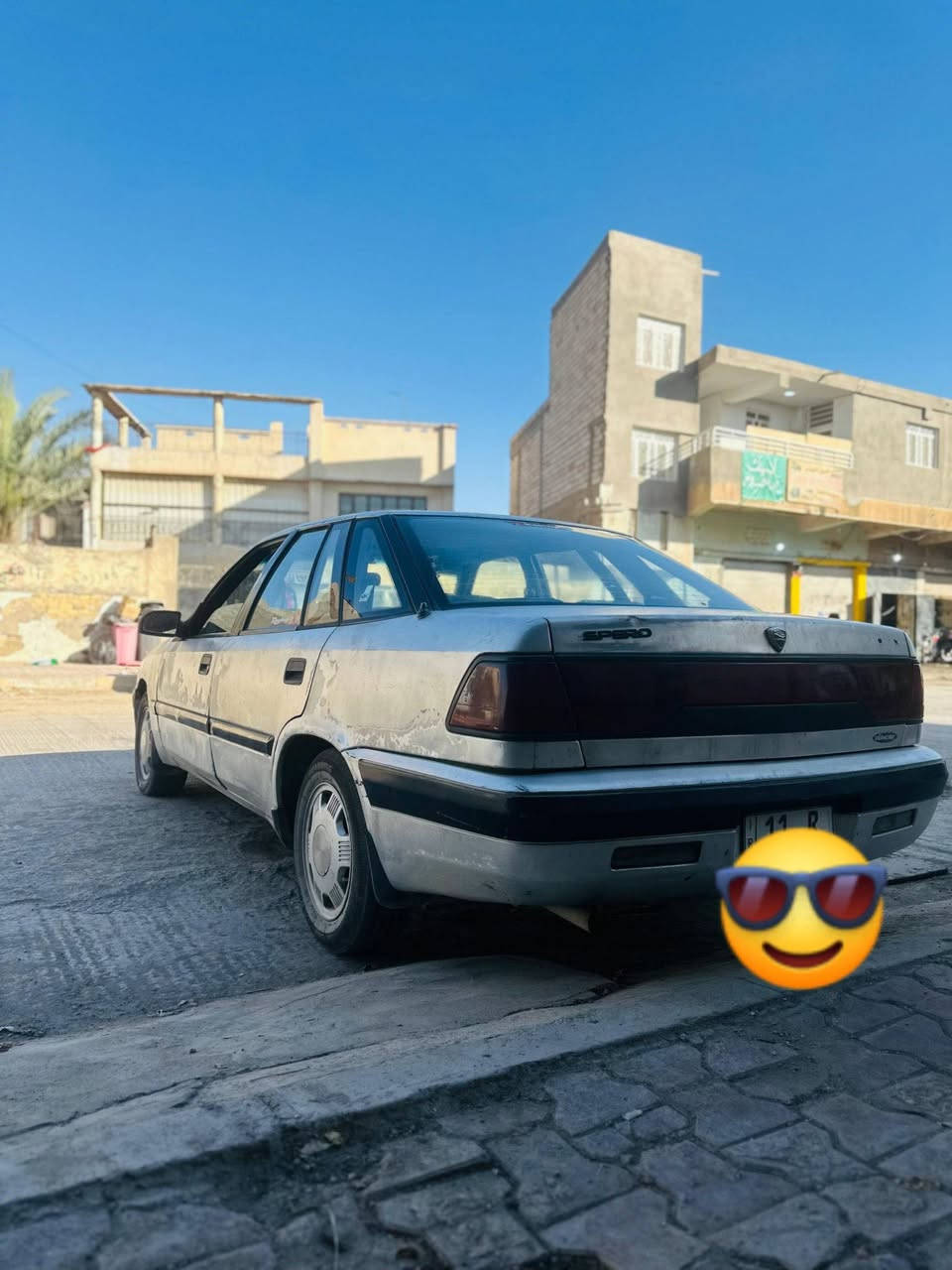 السلام عليكم دايو اسبرو موديل 95سياره محرك مسكر اوتوماتيك رقم بغداد انكليزي سياره بلاديه لاصبغ ولاضربه  تحويل ثاني يوم 28وبيه مجال بسيط ***********
