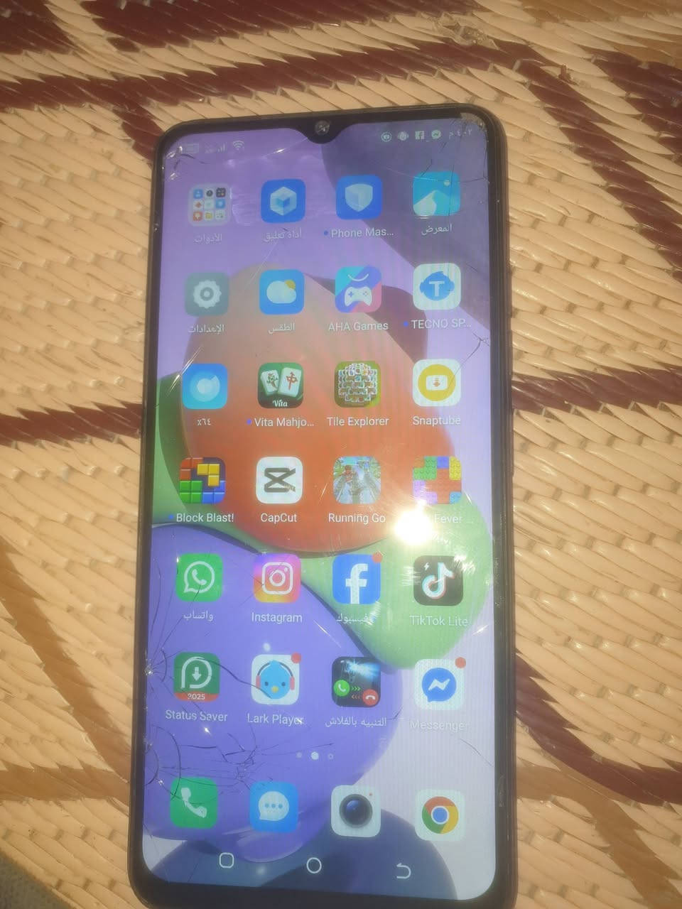 سلام عليكم جهاز تكنو سبارك ذاكره 64جهاز جديد بس وكع مني بي فطور ناعمه وحاطله. لزكه مماثر ابد طبيعي تكنيك مخابره فول شحنه يطول يوم كامل بليوتيوب صوته قوي كامراته. يخبلن قفل 40وياه كيبل مكاني الحسينيه سكلات ***********
