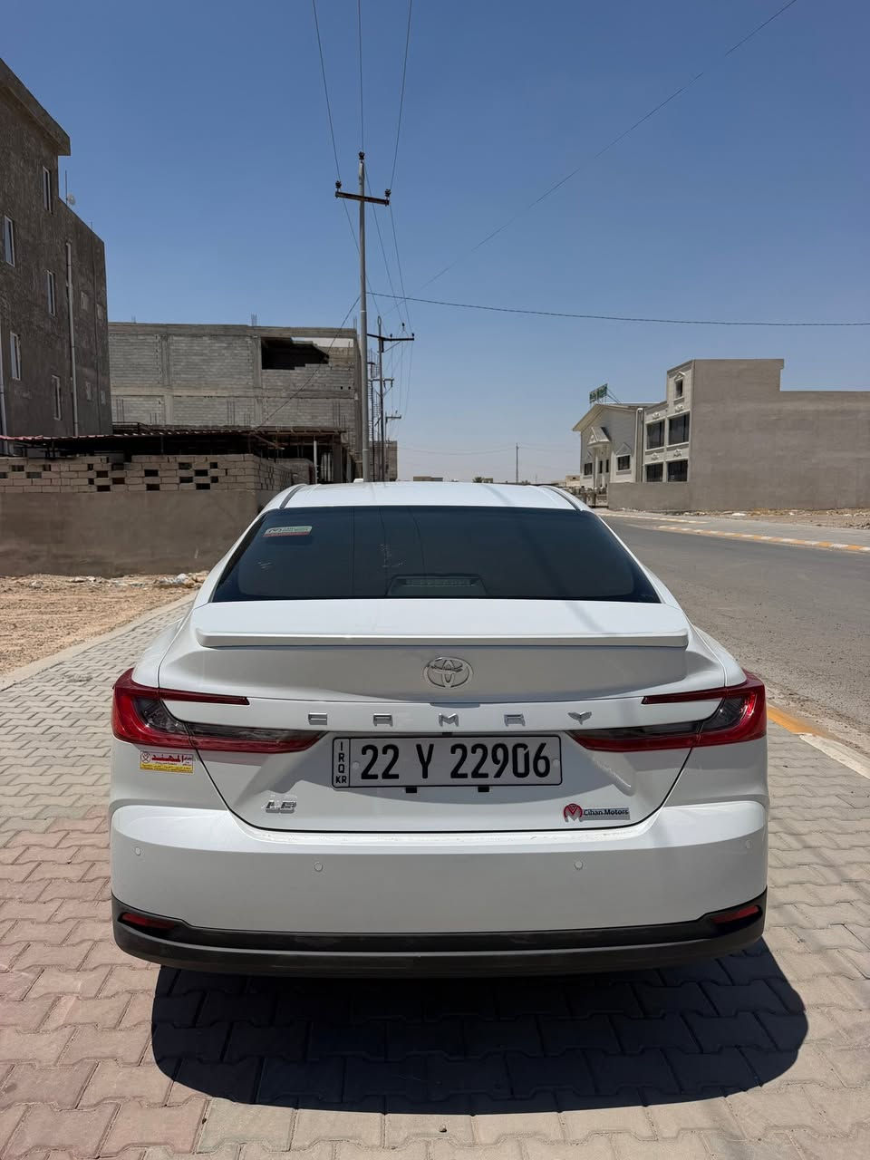 كامري 2026 خليجي وكالهLE PLUS
وكالة جيهان طلعتها زيرو

بصمة/فتحه/كشن كهرباء

السياره مكفوله كفاله عامه من كلشي

ماشيه 16. الف كيلو 

مكاني تكريت

السعر278ورقه

للتواصل***********
